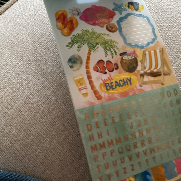 PAPER HOUSE Sticker Sheets - Lot of 2 - Beach /Travel - Journey (3D) - Brand New - Picture 5 of 5